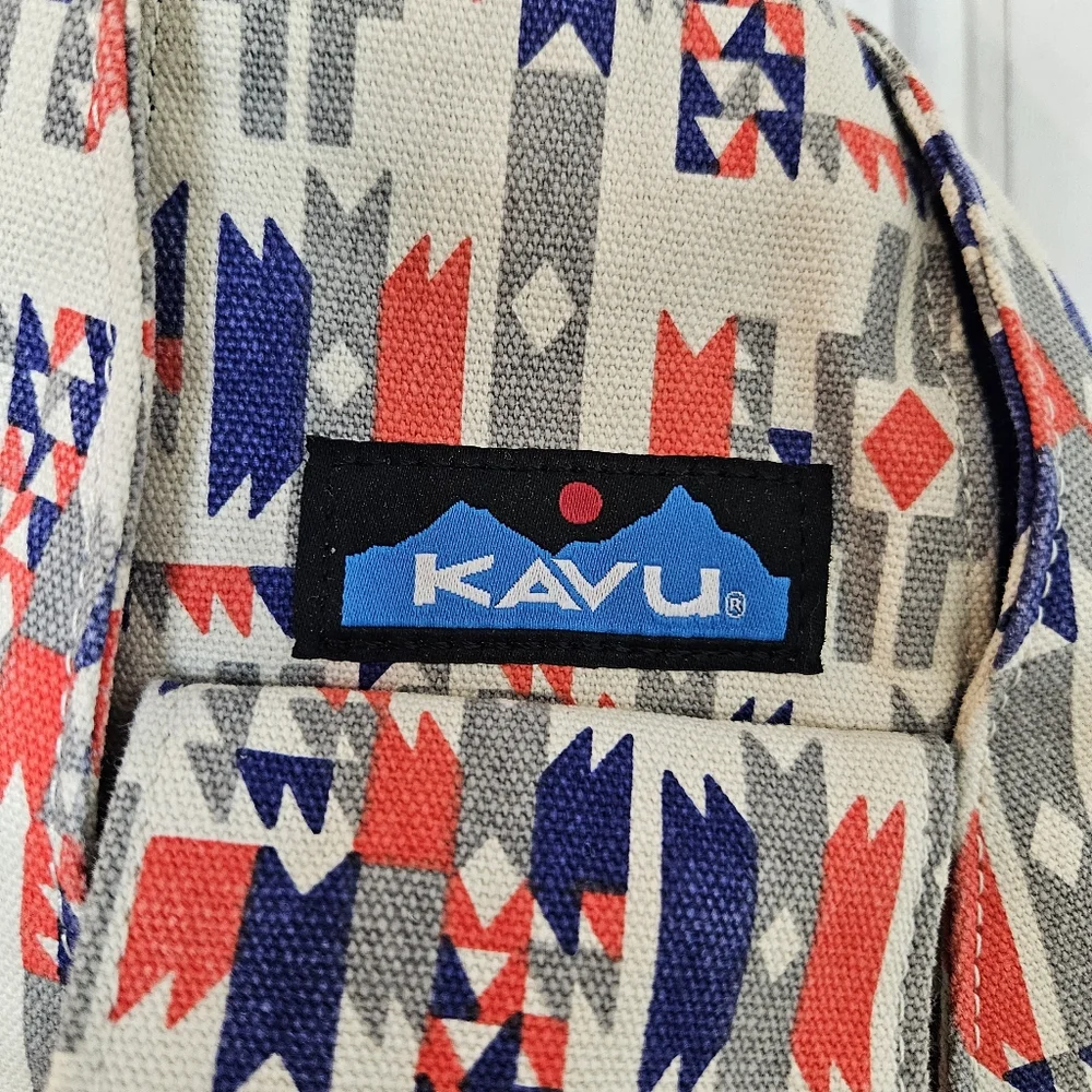 KAVU Rope Sling Bag Cotton Canvas Crossbody Hiking Outdoor Utility Pack